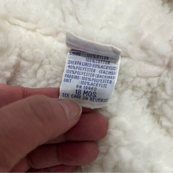 Vintage Quiltex Toddler Girl Pink White Check Snowsuit Coat Overalls Size 18 mo - Picture 10 of 14